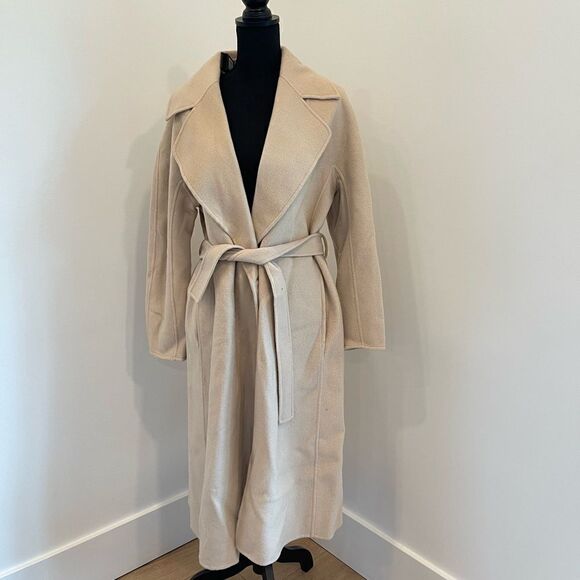MAJE 
Gwenn Trench Coat - Ecru - Picture 4 of 11